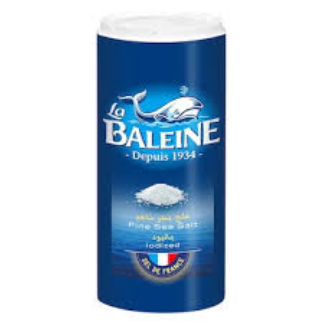 LA BALEINE FINE SEA SALT IODATED 600G